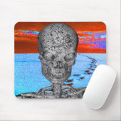 Skull Time Traveller Mousepad (Mit Mouse)
