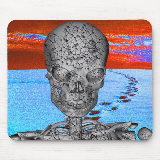 Skull Time Traveller Mousepad (Vorne)