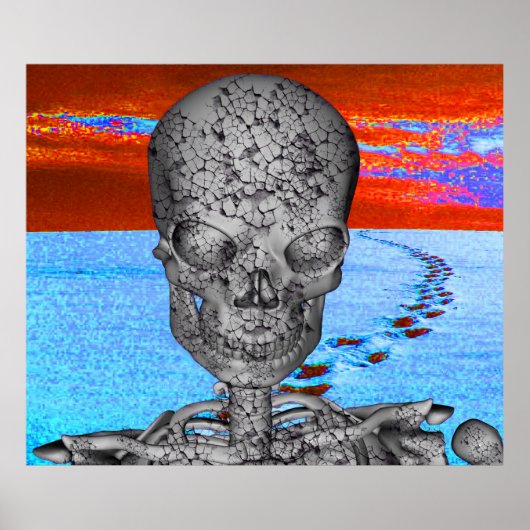 Skull Time Traveller Poster (Vorne)