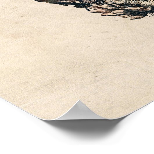 Skull Town Poster (Ecke)