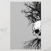 Skull & Tree Briefpapier (Vorderseite)