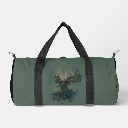 Skull Tree Surreal Dark Nature Duffel Bag Duffle Bag (Vorderseite)