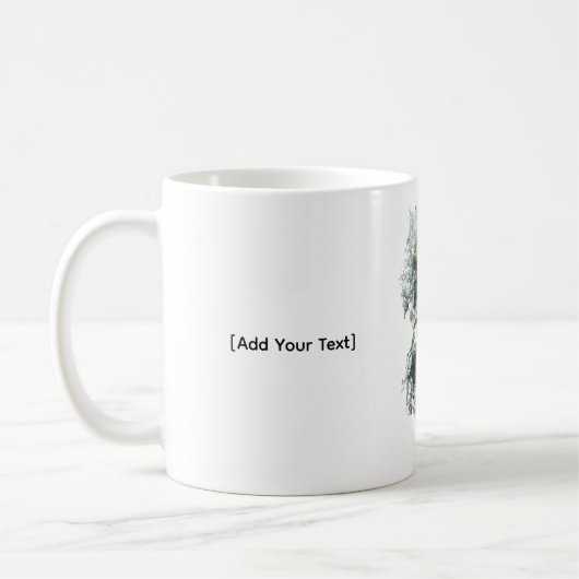 Skull Tree Surreal Dark Nature Kaffeetasse (Links)