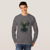 Skull Tree Surreal Dark Nature Long Sleeve T-Shirt (Vorne ganz)