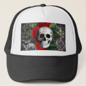 Skull Trucker Hat Truckerkappe (Vorderseite)