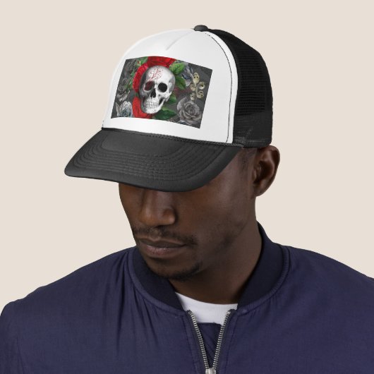 Skull Trucker Hat Truckerkappe (Beispiel)