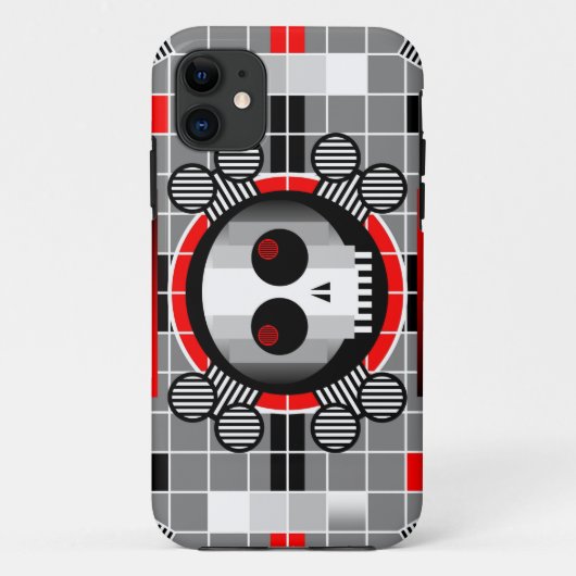 Skull TV iPhone - schwierige Sache Case-Mate iPhone Hülle (Rückseite)