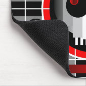Skull-TV-Mousepad Mousepad (Ecke)