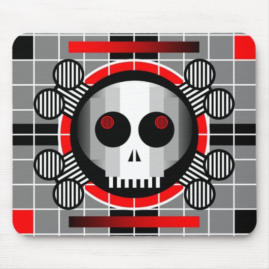 Skull-TV-Mousepad Mousepad (Vorne)