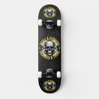 Skull und Blume Skateboard