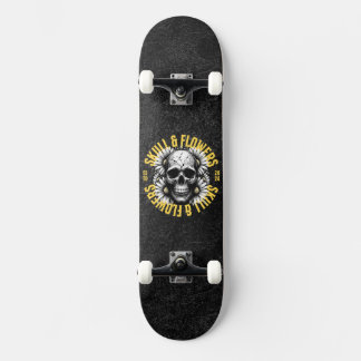 Skull und Blume Skateboard