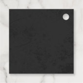 Skull und Crossbones Geburtstagsgeschenk-Tag Geschenkanhänger (Rückseite)
