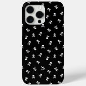 Skull und Crossbones Mit Monogramm Halloween Case-Mate iPhone Hülle (Rückseite)