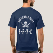 Skull und Cutlass Männer-Shirt T-Shirt (Rückseite)