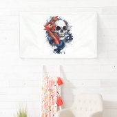 Skull und Koi Serenity Banner (Insitu)