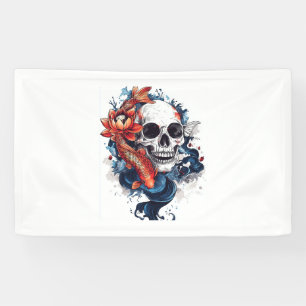 Skull und Koi Serenity Banner