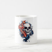 Skull und Koi Serenity Kaffeetasse (Mittel)
