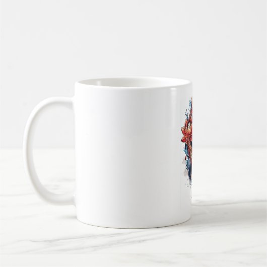 Skull und Koi Serenity Kaffeetasse (Links)