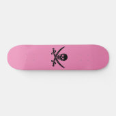 SKULL UND KREUZELN PINK SKATEBOARD DECK (Horizontal)