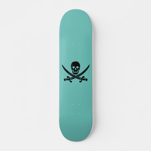 SKULL UND KREUZELN PIRATE SKATEBOARD DECK (Vorne)