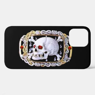 SKULL UND KREUZKNOCHEN RUBY RENAISSANCE JEWEL iPhone 12 HÜLLE