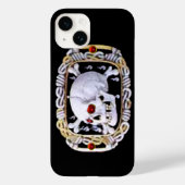 SKULL UND KREUZKNOCHEN RUBY RENAISSANCE JEWEL Case-Mate iPhone HÜLLE (Rückseite)