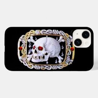 SKULL UND KREUZKNOCHEN RUBY RENAISSANCE JEWEL Case-Mate iPhone HÜLLE
