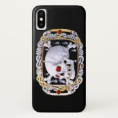 SKULL UND KREUZKNOCHEN RUBY RENAISSANCE JEWEL Case-Mate iPhone HÜLLE (Rückseite)