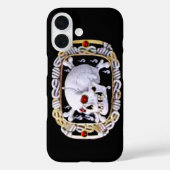 SKULL UND KREUZKNOCHEN RUBY RENAISSANCE JEWEL Case-Mate iPhone HÜLLE (Rückseite)