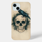 Skull und Raven Case-Mate iPhone Hülle (Rückseite)
