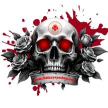 Skull- und Rose-Design