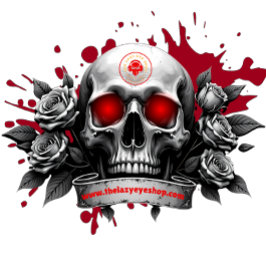 Skull- und Rose-Design T-Shirt