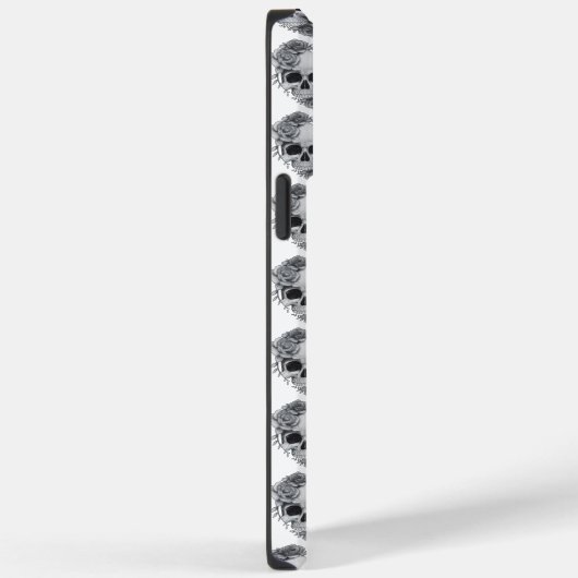 Skull und Rose Sketch Case-Mate iPhone Hülle (Rückseite / Rechts)