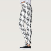 Skull und Rose Sketch Leggings (Links)