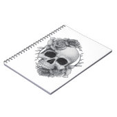 Skull und Rose Sketch Notizblock (Linke Seite)