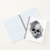 Skull und Rose Sketch Notizblock (Innenseite)