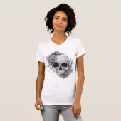 Skull und Rose Sketch T-Shirt (Vorne ganz)