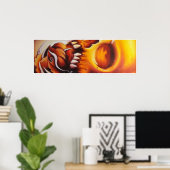 Skull und Rose Tätowierkunstposter drucken Poster (Heimbüro)