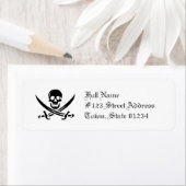 Skull und Schwerter Mailing Labels (Insitu)