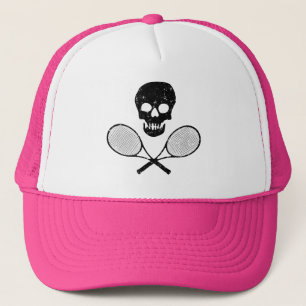 Skull und Tennis Racquets Truckerkappe