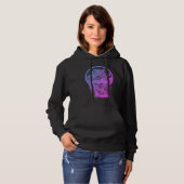 Skull- und Vogeldesign Hoodie (Vorne ganz)