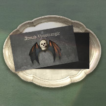 Skull Vampire Bat Dark