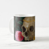 Skull Vanitas Still Life Jan van Kessel Kaffeetasse (Vorderseite Links)
