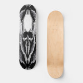 Skull Vektor Poster Stil Skateboard (Vorderseite)