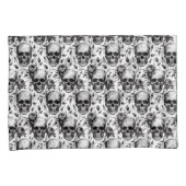 Skull Vintage Boho Tribal Macrame Bohemian Kissenbezug (Vorderseite-Rechts)