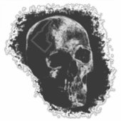 SKULL VON IDAHO AUFKLEBER (Vorderseite)