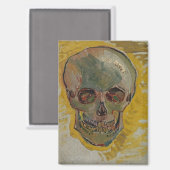 Skull von Vincent Van Gogh Magnet (Vorderseite/Rückseite)