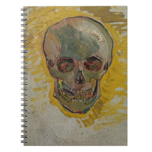 Skull von Vincent Van Gogh Notizblock