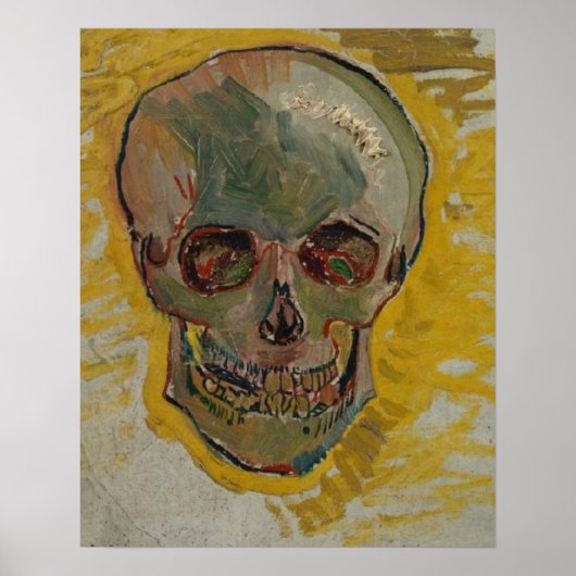 Skull von Vincent Van Gogh Poster (Vorne)