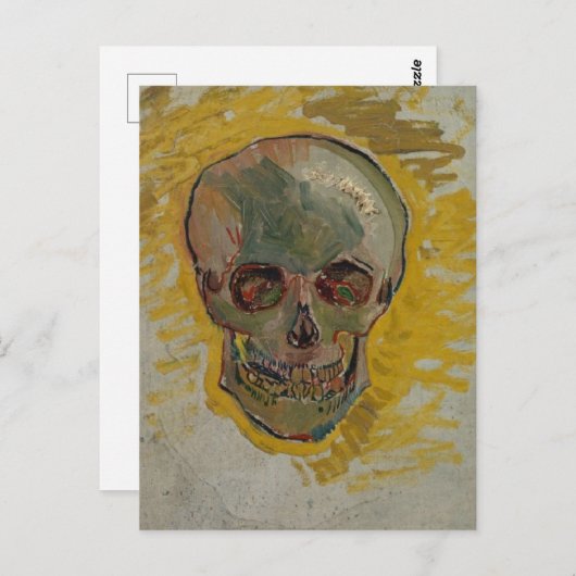 Skull von Vincent Van Gogh Postkarte (Vorne/Hinten)